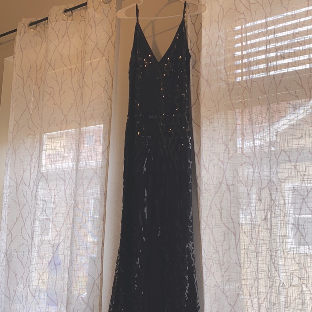 Beaded black roaring 20s style dress